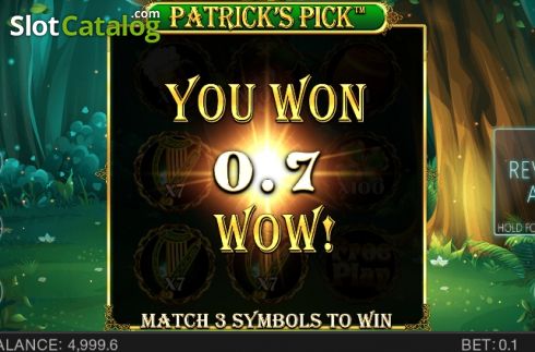 Win 2. Patricks Pick slot