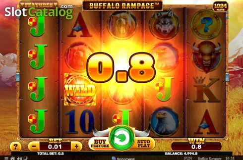 Win 3. Buffalo Rampage slot