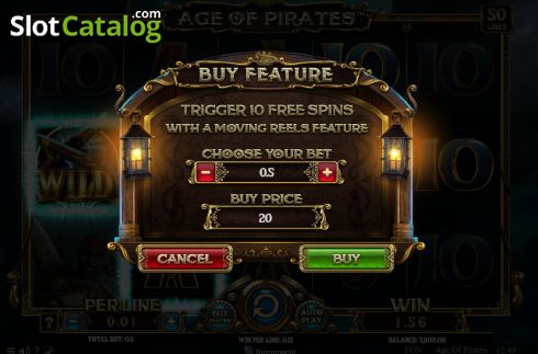 Buy Feature. Age Of Pirates slot