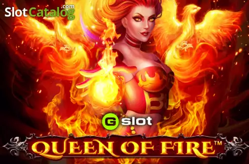 Gslot Queen of Fire ロゴ