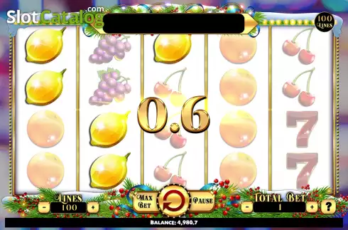 Captura de tela3. Penny Fruits Xtreme Christmas Edition slot
