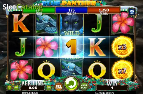 Win Screen 2. Blue Panther Christmas Edition slot