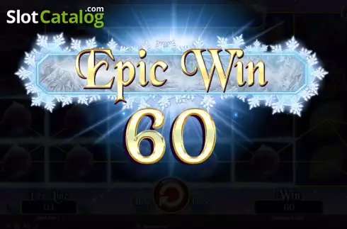 Epic Win Screen. Fruits On Ice Collection 10 Lines slot