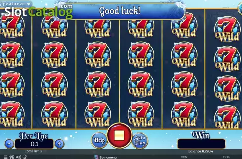 Full Wild Reels Screen. Fruits On Ice Collection 30 Lines slot