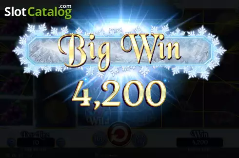 Big win screen. Fruits On Ice Collection 40 Lines slot