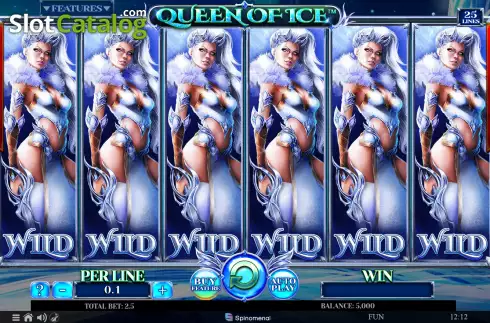 Reel screen. Queen Of Ice Expanded Edition slot