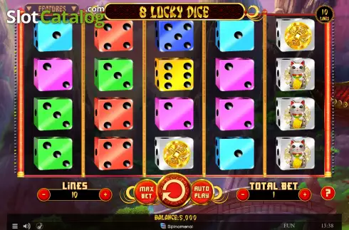 Bildschirm2. 8 Lucky Dice slot