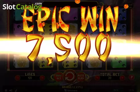 Epic Win. 8 Lucky Dice slot
