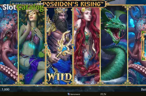 画面2. Poseidon's Rising Expanded Edition カジノスロット