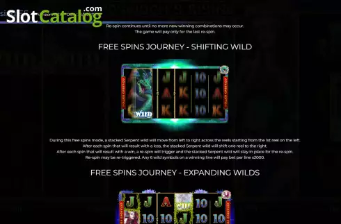 Shifting wild screen. Poseidon's Rising Expanded Edition slot