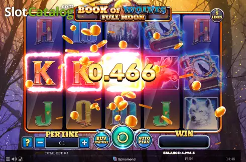Schermo4. Book Of Wolves - Full Moon slot