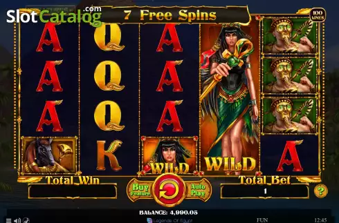 Free Spins screen 2. The Ankh Protector slot