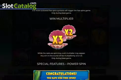 Win multiplier screen. Summer Ways slot