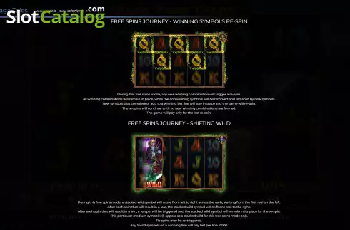 Free Spins modes screen. Baba Yaga Tales slot