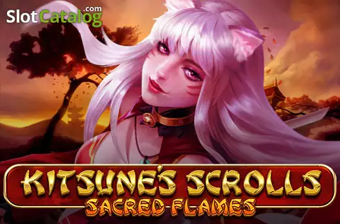 Kitsune's Scrolls Sacred Flames ロゴ