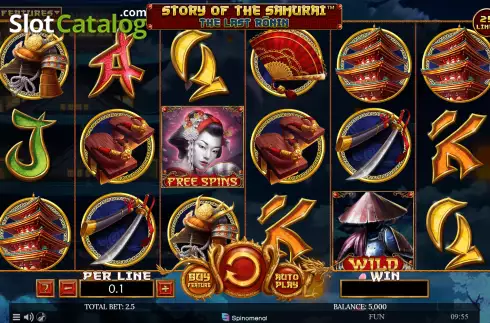Bildschirm2. Story Of The Samurai The Last Ronin slot