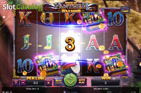 Win screen 2. Book Of Panther Wild Dawn slot