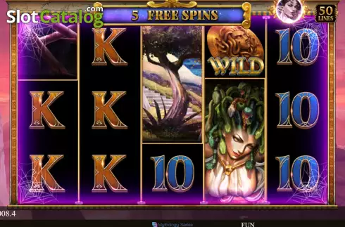 Free Spins screen 3. Athena's Glory slot