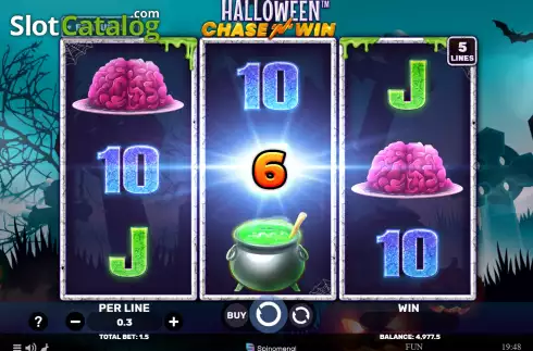 Ecran3. Halloween Chase’N’Win slot