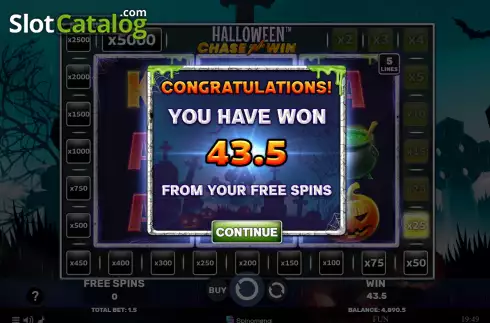 Captura de tela8. Halloween Chase’N’Win slot