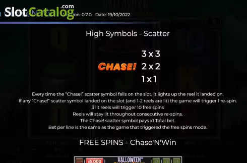 Captura de tela9. Halloween Chase’N’Win slot