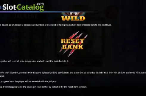 Game Rules screen 3. 1 Reel Wolf Fang slot