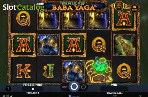 Free Spins screen 2. Book of Baba Yaga slot