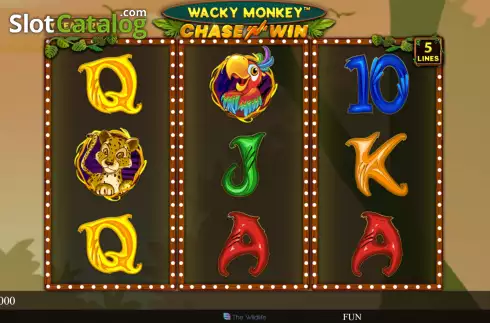 Reel screen. Wacky Monkey Chase’N’Win slot