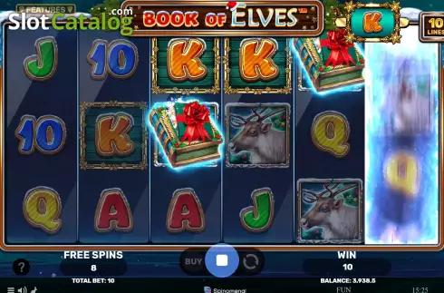 Free Spins screen 2. Book Of Elves slot