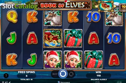 Free Spins screen 3. Book Of Elves slot