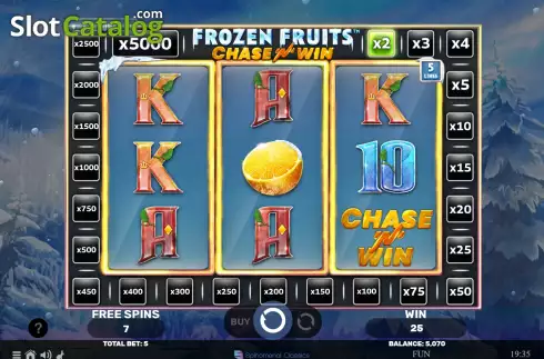 Bildschirm6. Frozen Fruits Chase N Win slot