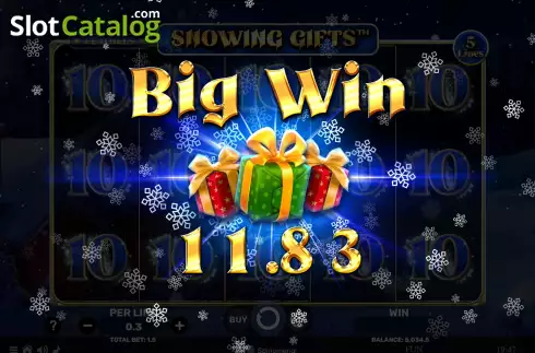 Bildschirm4. Snowing Gifts slot