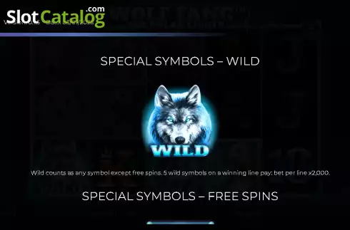 Wild screen. Wolf Fang - The Polar Lights slot