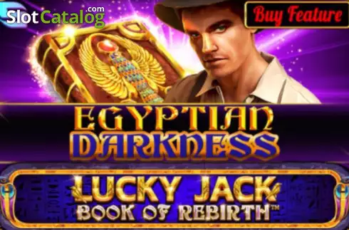 Lucky Jack Book of Rebirth Egyptian Darkness Logotipo