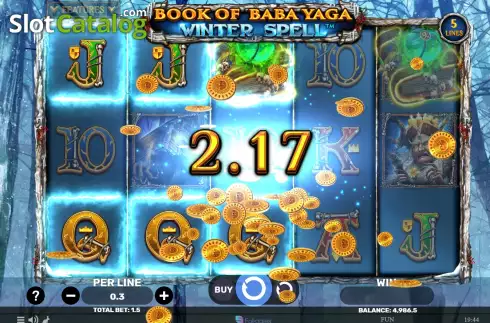 Bildschirm3. Book of Baba Yaga - Winter Spell slot