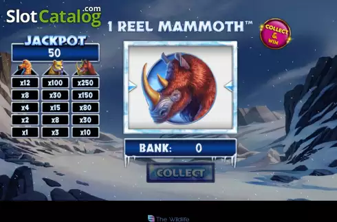 Ekran2. 1 Reel Mammoth yuvası