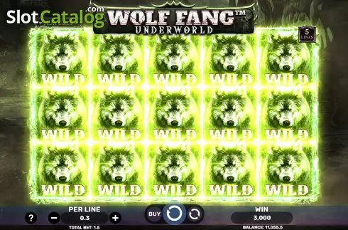画面7. Wolf Fang - Underworld カジノスロット