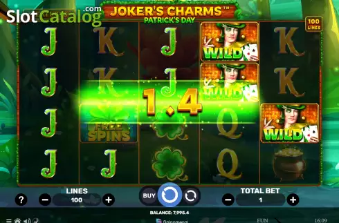 Captura de tela3. Joker's Charms Patrick's Day slot