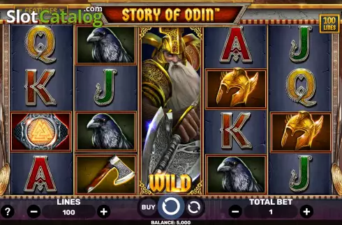 Game Screen. Story Of Odin slot