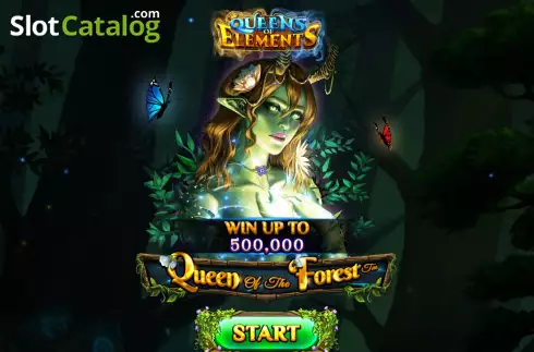 Start Screen. Queen of the Forest slot