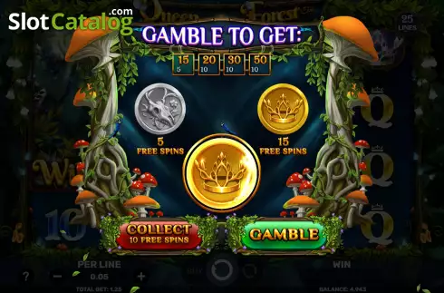 Schermo9. Queen of the Forest slot