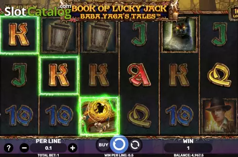 Win Screen 2. Book of Lucky Jack Baba Yaga's Tales slot
