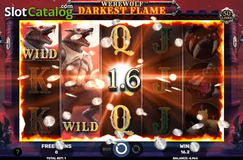 Free Spins Win Screen 4. Werewolf Darkest Flame slot