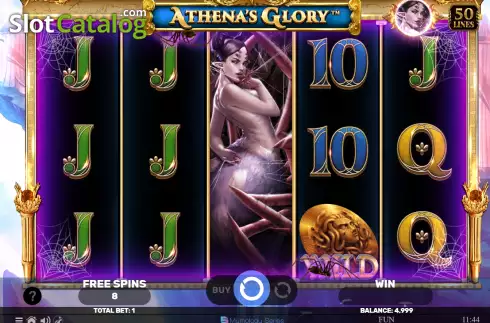 Free Spins screen 2. Athena's Glory The Golden Era slot
