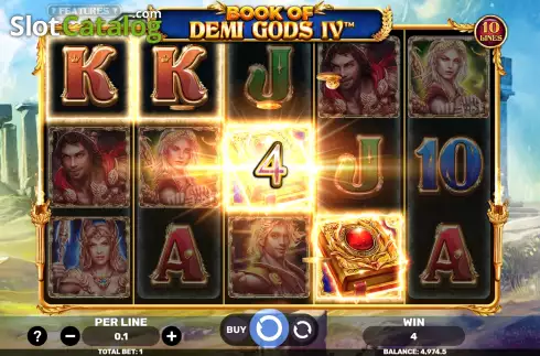 Win Screen 2. Book of Demi Gods IV The Golden Era slot