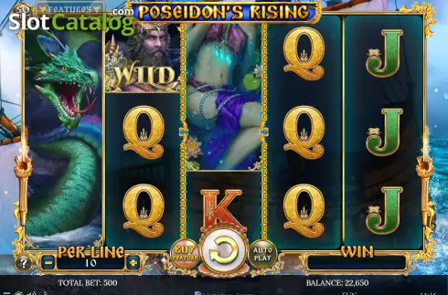 Bildschirm2. Poseidon's Rising - The Golden Era slot