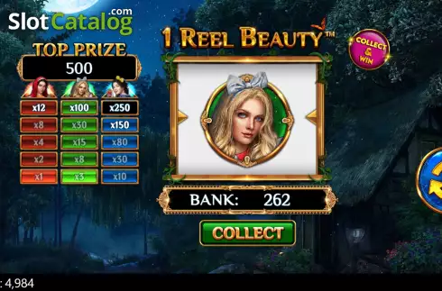 Win Screen 2. 1 Reel Beauty slot