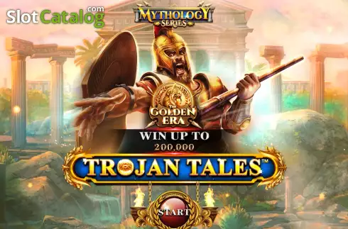 Start Screen. Trojan Tales - The Golden Era slot