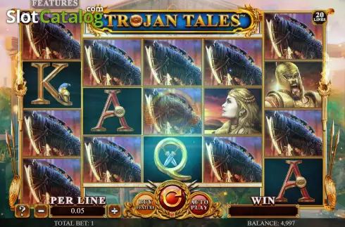 画面7. Trojan Tales - The Golden Era カジノスロット