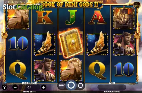 Game Screen. Book of Demi Gods II - The Golden Era slot